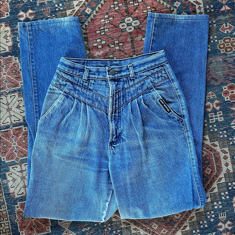 Vintage Western Rocky Mountain Denim Jeans Sz 28